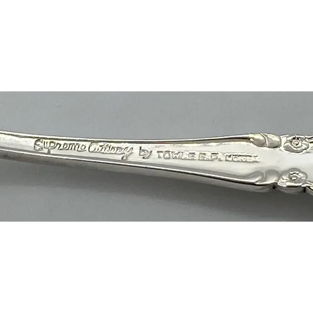 Butter Spreader Towle Supreme Cutlery BARONESS Silver Plate (E.P.) 6 3/4” Korea